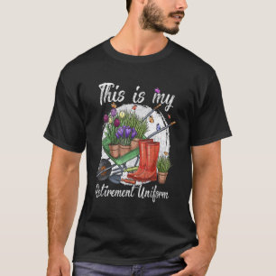 Rentner Gärtner Ruheständler Pflanzenliebhaber T-Shirt
