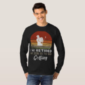 Rentner-Golfer-Tee - Tee-Time-Humor! T-Shirt (Vorne ganz)