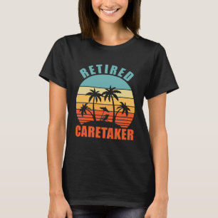 Rentner Hausmeister Hausmeisterdienst Glückliche T-Shirt