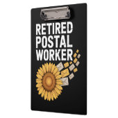 Rentner im Postdienst Klemmbrett (Links)