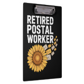 Rentner im Postdienst Klemmbrett (Rechts)
