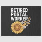Rentner im Postdienst Seidenpapier (Vorderseite)
