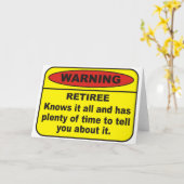 Rentner Karte (Gelbe Blume)