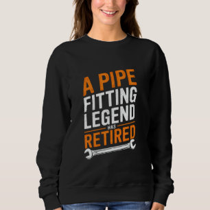 Rentner Klempner Rohrinstallateur Ruheständler Män Sweatshirt