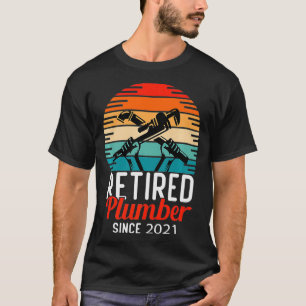 Rentner Klempner seit 2021 Retro Vintage Premium T-Shirt