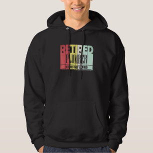 Rentner Klempner Vintage Rentner Geschenk Nicht Ab Hoodie