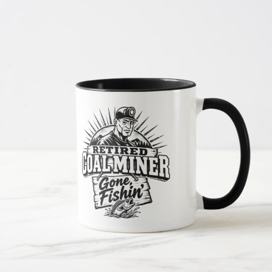 Rentner Kohlebergmann Tasse (Rechts)