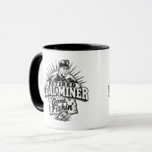 Rentner Kohlebergmann Tasse (Vorderseite Links)