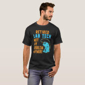 Rentner Labor Tech Angeln Ruhestand T-Shirt (Vorne ganz)
