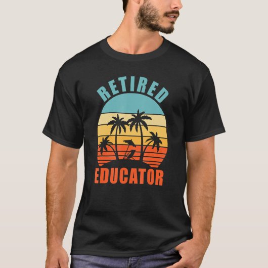 Rentner, Lehrer, glückliche Rente T-Shirt (Vorderseite)