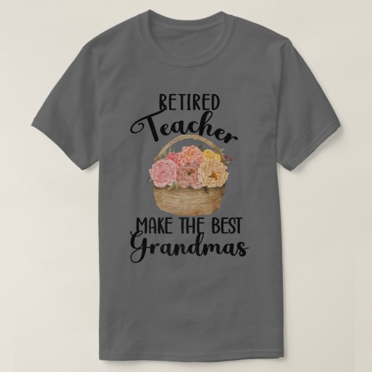 Rentner Lehrerin Beste Oma Lehrerin Ruhestandszeit T-Shirt (Design vorne)