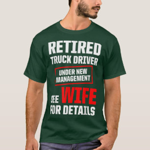 Rentner LKW-Fahrer Trucker-Rentner 2452 T-Shirt