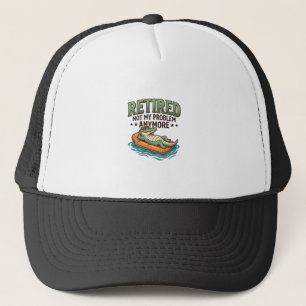 Rentner Nicht Mein Problem Alligator Urlaub Shirt_ Truckerkappe