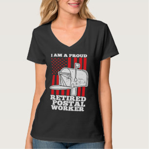 Rentner Postangestellter Liebt Briefträger Ruhesta T-Shirt