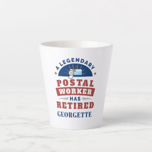 Rentner Postbeamter Briefträger Ruhestand Milchtasse