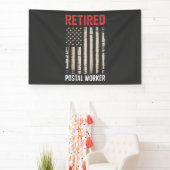 Rentner Postbeamter Ruhestand Banner (InSitu)