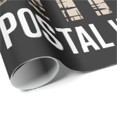 Rentner Postbeamter Ruhestand Geschenkpapier (Rolleneckpunkt)