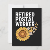 Rentner Postbediensteter Karte (Rückseite)