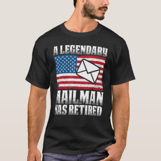 Rentner Postmitarbeiter Briefträger Postbote Postz T-Shirt