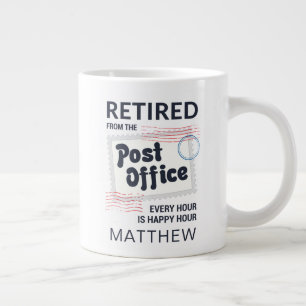 Rentner Postmitarbeiter Personalisierter Briefträg Jumbo-Tasse