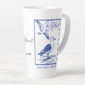 Rentner-Reisender-Geschenktasse Milchtasse (Rechte Ecke)