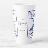 Rentner-Reisender-Geschenktasse Milchtasse (Vorderseite)