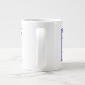 Rentner-Reisender-Tasse als Geschenk Jumbo-Tasse (Rückseite)