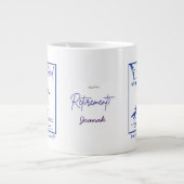 Rentner-Reisender-Tasse als Geschenk Jumbo-Tasse (Vorderseite)