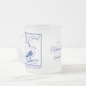 Rentner-Reisender-Tasse als Geschenk Mattglastasse (Vorderseite Links)