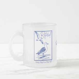 Rentner-Reisender-Tasse als Geschenk Mattglastasse