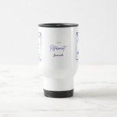 Rentner-Reisender-Tasse als Geschenk Reisebecher (Mittel)