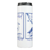 Rentner-Reisender-Tasse als Geschenk Thermosbecher (Rückseite)
