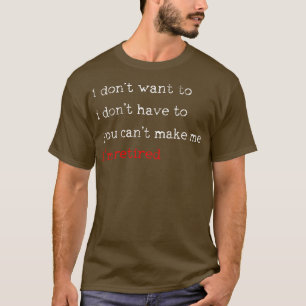 Rentner Ruhestand Senior Opa Oma Vintage T-Shirt