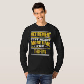 Rentner-Schnäppchenjäger-Ruhestand T-Shirt (Vorne ganz)