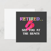 Rentner...Sehen wir uns am Strand (Vorne/Hinten)