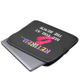 Rentner...Sehen wir uns am Strand Laptopschutzhülle (Vorne Knopf)