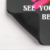 Rentner...Sehen wir uns am Strand Mousepad (Ecke)