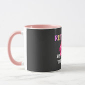 Rentner...Sehen wir uns am Strand Tasse (Links)