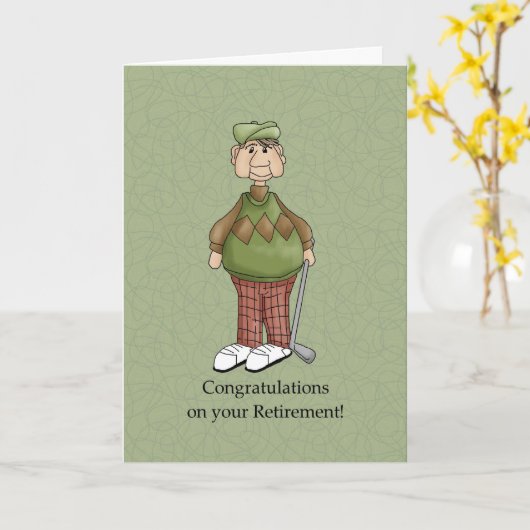 Rentner - Spaß Karte (Gelbe Blume)