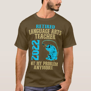Rentner Sprachlehrer 2022 Angelfreund R T-Shirt