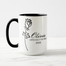 Rentner-Tasse, Personalisierte Glückwunsch-Rentner Tasse