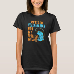Rentner Tierarzt Angeln Ruhestand T-Shirt