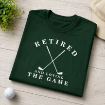 Rentner und Liebhaber des Golfsports