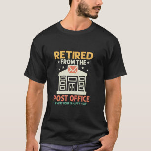 Rentner Von Der Post Postbeamter Briefträger T-Shirt