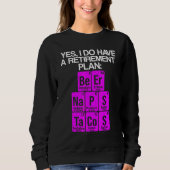 Rentner von Wissenschaftlern Lehrer Schulrente 2 Sweatshirt (Vorderseite)