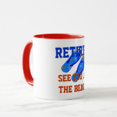 Rentner - Wir sehen uns am Strand Tasse (Vorderseite Links)