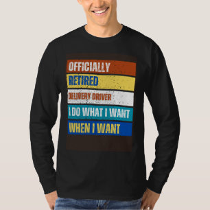 Rentner Zusteller Ruhestand Rentner Zustell T-Shirt