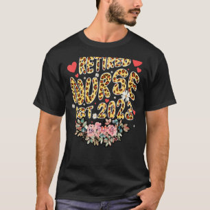 Rentnerin Krankenschwester 2023 Ruhestand für Frau T-Shirt