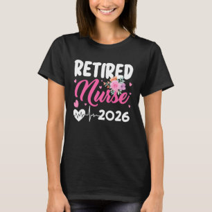 Rentnerin Krankenschwester 2026 Stolz Urgroßmutter T-Shirt