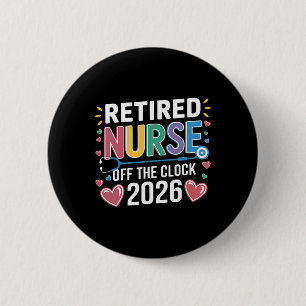 Rentnerin Krankenschwester außer der Reihe 2026 Kr Button